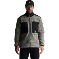 Orage - Grizzly Pile Jacket - Forro polar size S, negro/gris