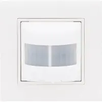 REV Detector de movimiento PIR empotrable, ángulo de detección de 120°, color blanco (0399460190)