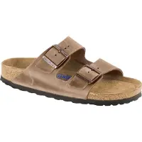 Birkenstock Sandalias Arizona Soft Footbed mujer - Marrón - 44