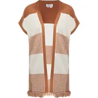 Usha Chaleco beige / camelo