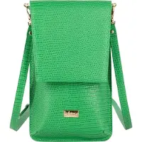 Faina Bolso de hombro oro / verde