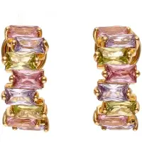 NAEMI Pendientes oro rosa / rosé