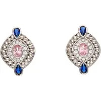 Gaya Pendientes azul / rosa / plata