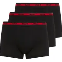 HUGO Calzoncillo boxer rojo / negro