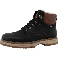 Tom Tailor Botas con cordones marrón / negro