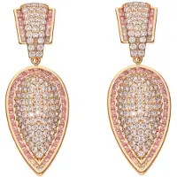 Gaya Pendientes oro / rosa