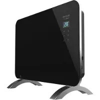 Cecotec 6670 Crystal Connection calefactor eléctrico 1000W (negro)