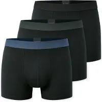 Schiesser Calzoncillo boxer azul / marrón / mora / negro
