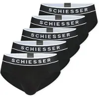 Schiesser Braga negro / blanco