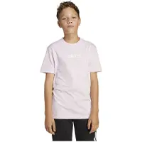Adidas Camiseta funcional 'ESSENTIALS' rosa / blanco
