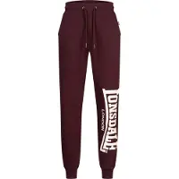 Lonsdale Pantalón rojo vino / blanco