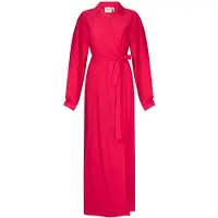 Another Label Georgia Dress Long Sleeve Raspberry Talla: S | Vestidos Maxi Outlet | Mujer | Rosa