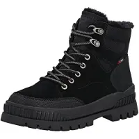 Rieker Botines con cordones negro