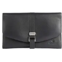 Windrose Nappa Joyero Piel natural 23 cm negro