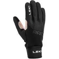 LEKI - Ropa para esquí nórdico - PRC Premium Thermo Plus de Cuero - Talla 7 - Negro