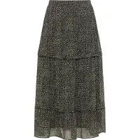 Dreimaster Falda marrón / verde / negro / blanco