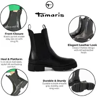 Tamaris Botas de tobillo negro