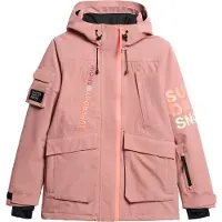 Superdry para mujer. WS110165A Chaqueta Ski Ultimate Rescue rosa (S), Casual, Poliéster Reciclado, Sostenible, outlet 2026.