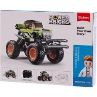 Sluban Juego De Construcción Power Bricks Off Road Fire 264 Piezas
