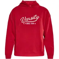MO Sudadera rojo vino / blanco