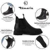 Tamaris Botas Chelsea negro