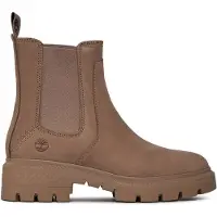 Timberland Cortina Valley Mid Chelsea Boot Taupe Gray Talla: 38 | Botas Outlet | Mujer | Negro