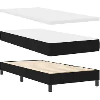 vidaXL Cama con somier y cabecero, color , 200 x 160 cm, tapizada en tela