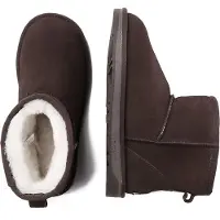 EVER AU Botas 'Falcon' chocolate / blanco
