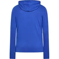 MO Sudadera con cremallera azul real