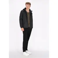 Mo ATHLSR Chaqueta de entretiempo gris / negro moteado