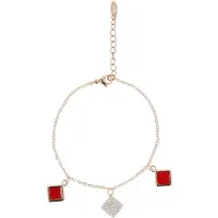 NAEMI Pulsera oro / rojo / blanco