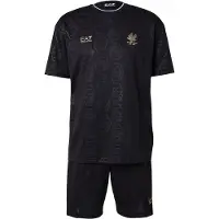 EA7 para hombre. 7M001304_AF13537 Conjunto Soccer negro (XL), Casual, Deportivo, Poliéster, Manga corta, outlet 2026.