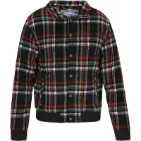 Dreimaster Chaqueta de entretiempo rojo sangre / negro / blanco