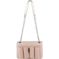 Mymo Bolso de hombro talco / plata