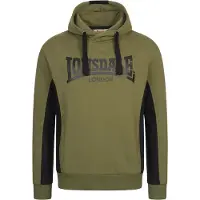 Lonsdale Sudadera oliva / negro