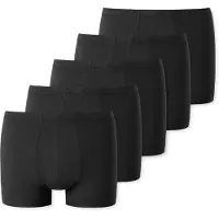 Schiesser Calzoncillo boxer 'Cotton' negro