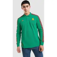Adidas adidasPolo manga larga AS Roma Terrace Icons L Semi Court Green / Crew Yellow Hombre