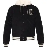 Dreimaster Chaqueta de invierno negro / blanco
