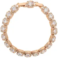 NAEMI Pulsera oro / blanco