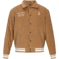 Dreimaster Chaqueta de entretiempo camelo / blanco