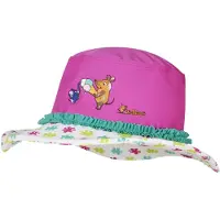 Playshoes Sombrero 'Die Maus' caramelo / petróleo / rosa neón / blanco