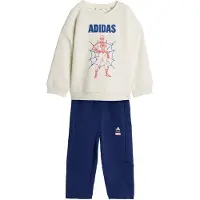 Adidas adidasCHÁNDAL CONJUNTO MARVEL SPIDER-MAN 80 Off White / Dark Blue Niño