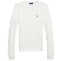 Ralph Lauren para mujer. 211971869007 Jersey de algodón en punto de ochos blanco (M), Casual, outlet 2026.