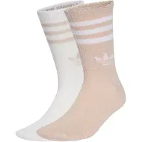 Adidas Calcetines 3-Stripes Glitter Crew Socks 2 Pairs mujer - Rosa - S