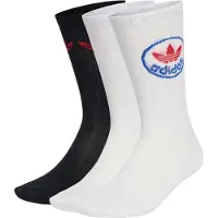 Adidas Originals Calcetines 'Trefoil' azul / rojo / negro / blanco