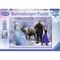 Ravensburger Puzzle In The Realm Of Snow 100 Pcs Xxl Disney Frozen