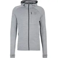 Stoic - MerinoFleece240 StorforsSt. Zip Hoody - Sudadera de lana merina size XXL, gris