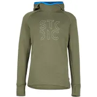 Stoic - Kid's MerinoFleece240 StofersSt. Hoody - Sudadera de lana merina size 164, oliva