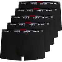 HUGO para hombre. 50493840 Pack de 5 boxers negro (M), Homewear, Algodón, outlet 2026.