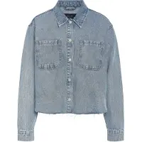 Noisy May Camisa De Manga Larga Alva Denim Shacket